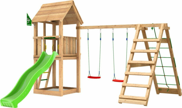 Leikkitornikokonaisuus Jungle Gym Club 2.1 ja 2-Climb Module 220, ilman liukumäkeä