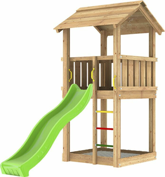 Leikkitornikokonaisuus Jungle Gym Casa 2.1, ilman liukumäkeä