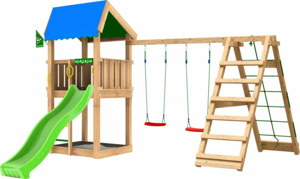 Leikkitornikokonaisuus Jungle Gym Home 2.1 ja 2-Climb Module 220, ilman liukumäkeä