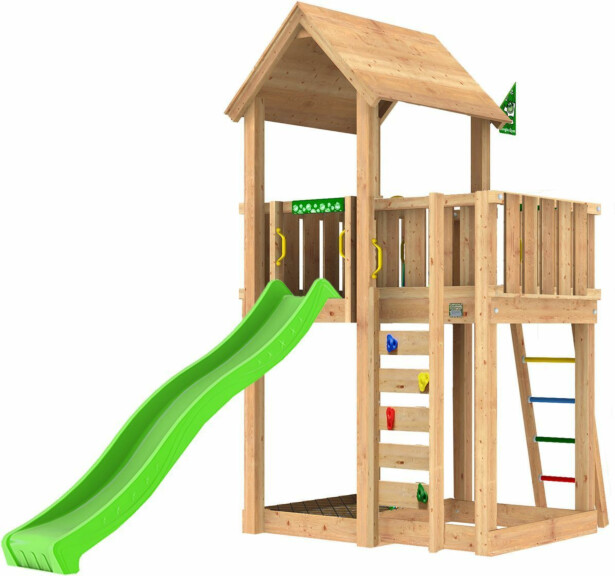Leikkitorni Jungle Gym Mansion 2.1, ilman liukumäkeä