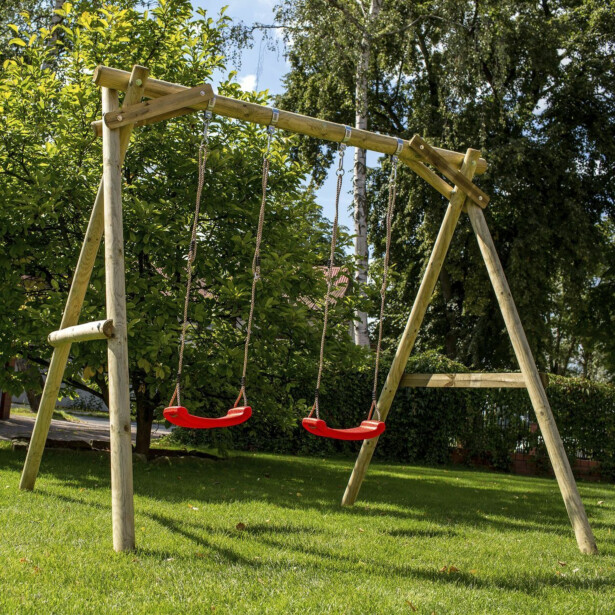 Keinuteline Nordic Play Active, mukana keinuistuimet ja keinujen kiinnikkeet