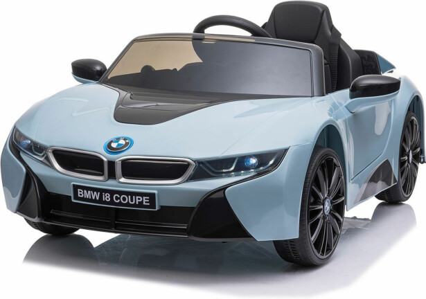 Lasten sähköauto Nordic Play Speed BMW I8, 12V, pehmytrenkailla, sininen