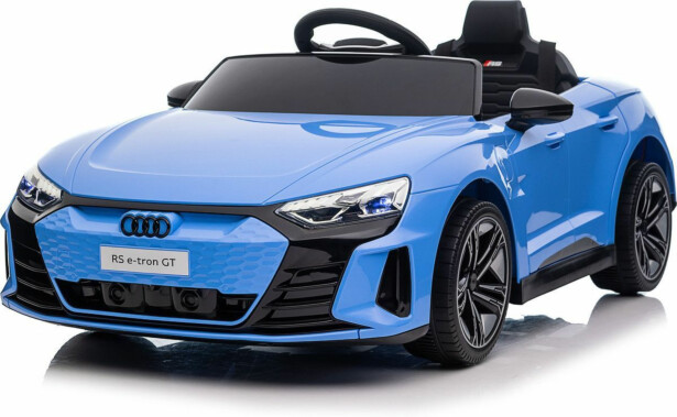 Lasten sähköauto Nordic Play Speed Audi RS e-tron GT 4x12V, EVA -renkaat, keinonahkaistuin, sininen
