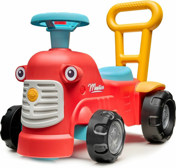 Potkuauto Falk Maurice, ohjauspyörä, äänimerkki ja ergonominen kävelytuki