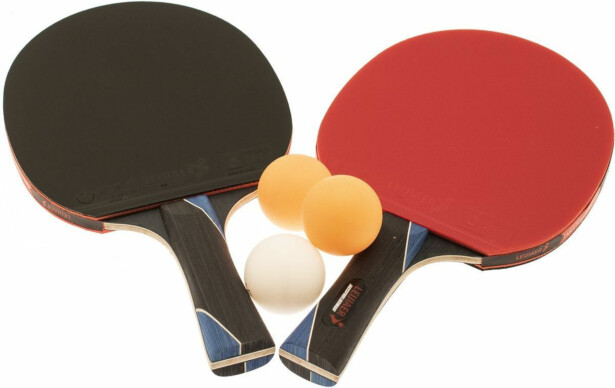 Pöytätennismailasetti Nordic Games PRO, 2 mailaa ja 3 palloa