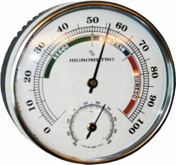 Lämpö/kosteusmittari Ventus WA085, Ø85x25mm