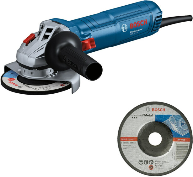 Kulmahiomakone Bosch Professional GWS 12-125 + hiomalaikka