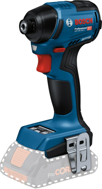 Akkuiskuruuvinväännin Bosch Professional GDR 18V-220 C Solo, 18V, ilman akkua