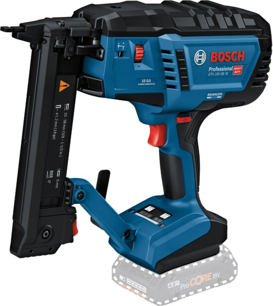 Akkuhakasnaulain Bosch Professional GTH 18V-38 M Solo, 18V, ilman akkua