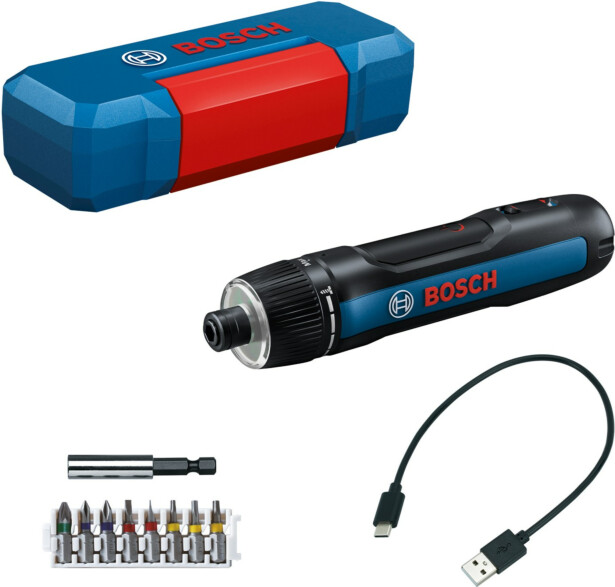 Akkuruuvinväännin Bosch GO Gen3 + latauskotelo