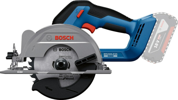 Akkukäsipyörösaha Bosch Professional GKS 18V-51 Solo, 18V, ilman akkua