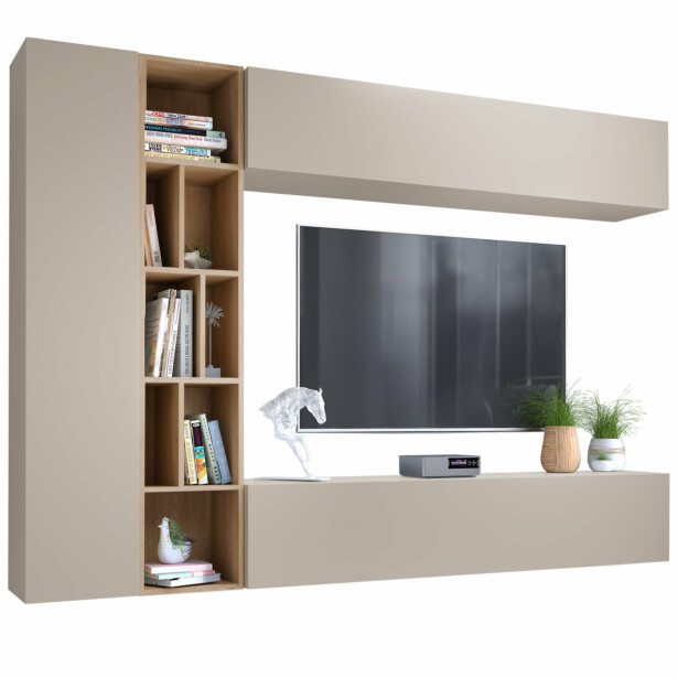 Olohuoneen seinäyksikkö KODITA, beige (4043)