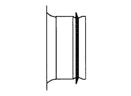 Ilmanvaihtokanavan sivuliitin tasopinnalle, 100mm