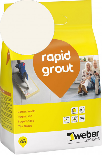 Saumalaasti Weber Rapid Grout 12 Marble, 3kg