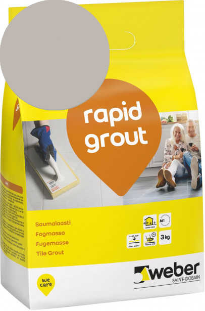 Saumalaasti Weber Rapid Grout 14 Smoke, 3kg