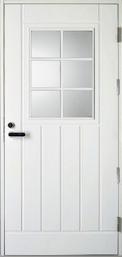 Ulko-ovi UOL1 Thermo, 9-10x21, karmi 115mm, valkoinen