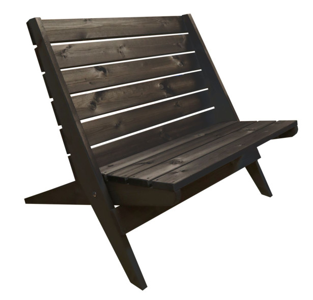Penkki EcoFurn TuplaGranny 2.0 mänty, musta