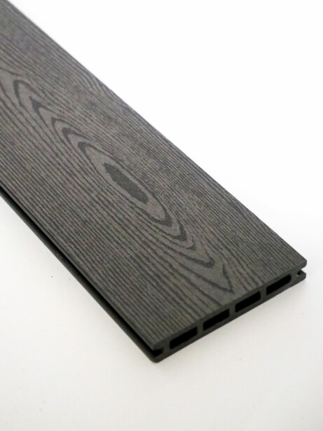 Terassilauta Pieksäwood, puukomposiitti, harmaa, 145x21mm