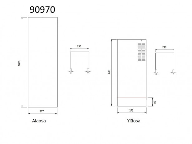 Putkisarja Savo PS-90 155cm rst