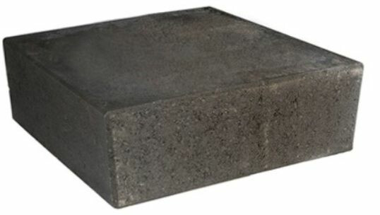 Porraskivi Rudus Askel, 400x420x130mm, PR, musta