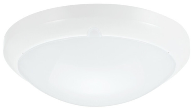 LED-yleisvalaisin Airam Sono III, 15W/835, Ø295x78mm, IP54, valkoinen/opaali
