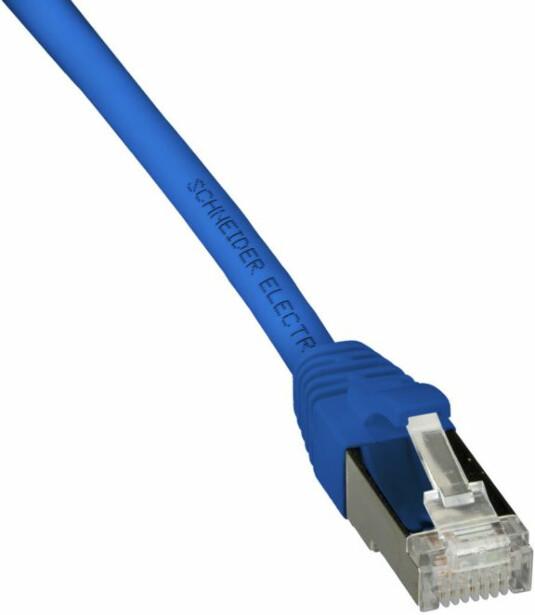 Kytkentäkaapeli Schneider Electric Actassi CAT6a S/FTP, 1.0m, sininen
