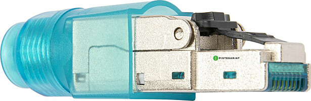 Liitin Pistesarjat Cat6a RJ45, urosliitin
