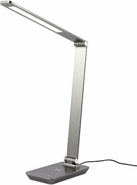 LED-pöytävalaisin Airam Daria 10W 675lm 3000K/4500/5500K CCT, USB, Eco timer 4h