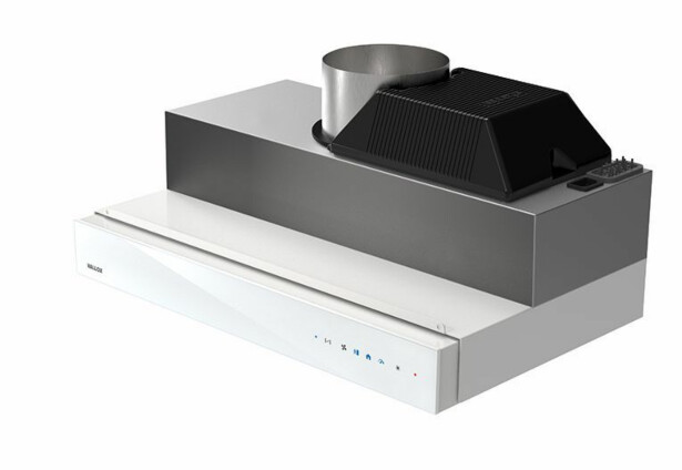 Säädinkupu Vallox Delico PTD EC 600, valkoinen, asennettu, Verkkokaupan poistotuote