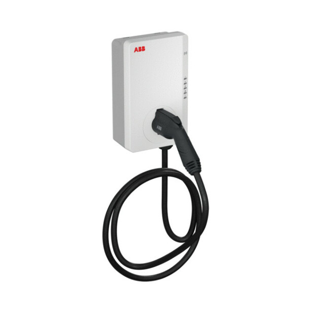 Sähköauton latausasema ABB Terra AC W22-G5-R-C-0 wallbox, Type2, 22kW (3x32A), 5m kaapeli, RFID ja 4G