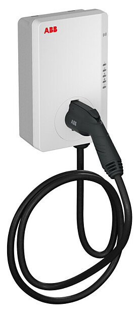 Sähköauton latausasema ABB Terra TAC-W7-G5-R-C-0 wallbox, Type2, 7kW (1x32A), 5m kaapeli, RFID ja 4G