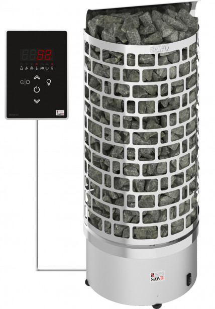 Sähkökiuas SAWO Aries Wall Ni2, 6 kW, 5-8m³, erillinen ohjaus