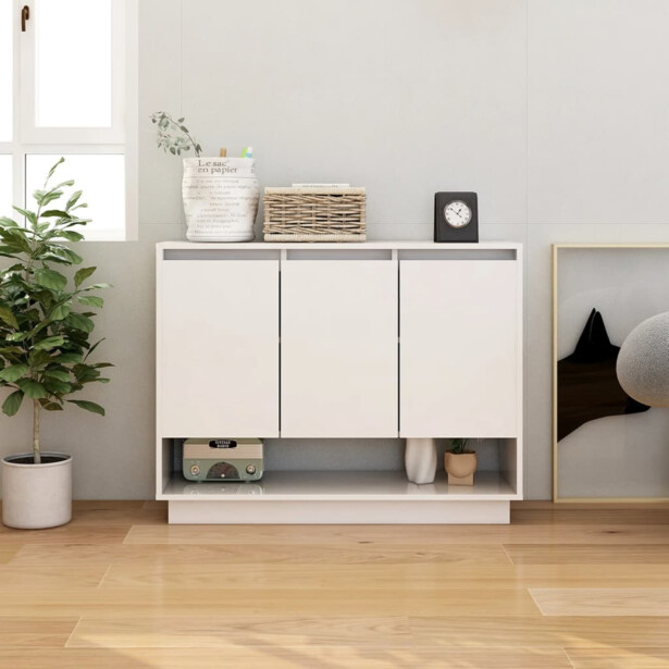 Senkki 97x31x75 cm lastulevy valkoinen