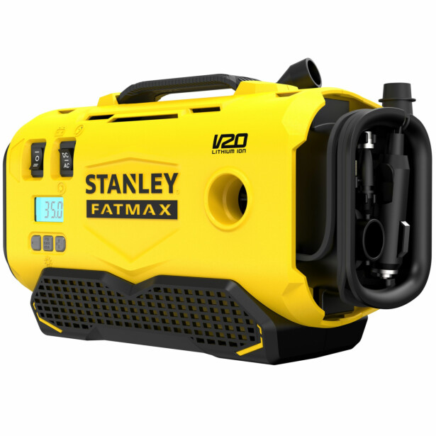 Akkukompressori Stanley FatMax V20 SFMCE520B-QW, 18V, ilman akkua