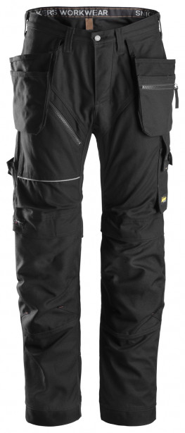 Työhousut Snickers Workwear RuffWork 6215, musta