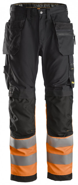 Huomiohousut Snickers Workwear AllroundWork 6233, eri värejä