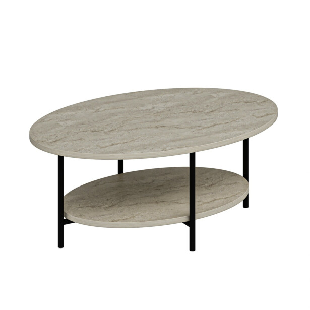 Sohvapöytä Linento Furniture Elis, traverten-marmorijäljitelmä