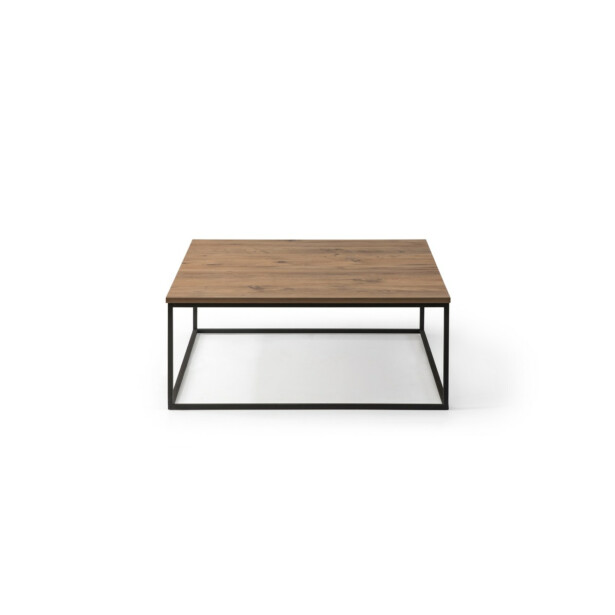 Sohvapöytä Linento Furniture Midlake, musta/mäntypuu
