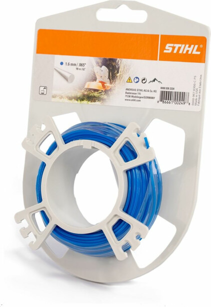 Trimmerin lanka Stihl, nailonrulla, 1.6mm, 19m