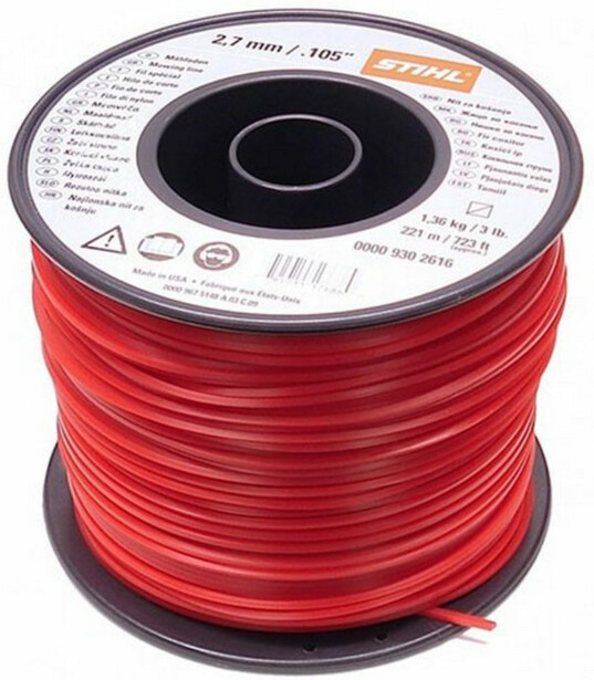 Trimmerin siima Stihl, nailonrulla, 2.7mm, 208m neliö