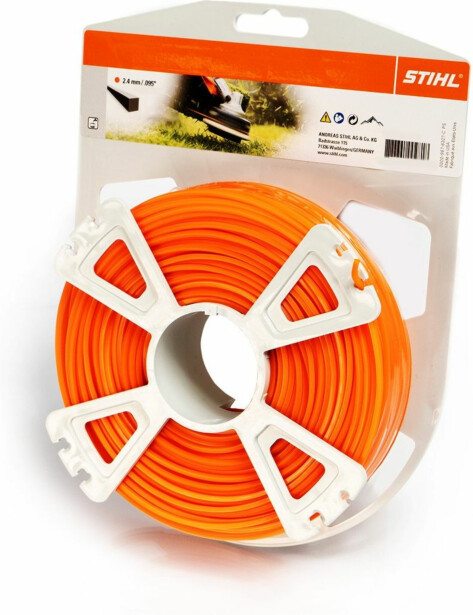 Trimmerin siima Stihl, nailonrulla, 2.4mm, neliö
