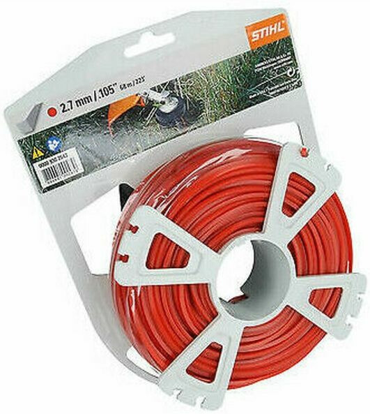 Trimmerin siima Stihl, nailonrulla, 2.7mm, neliö
