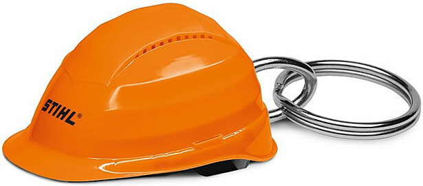 Stihl -avaimenperä kypärällä