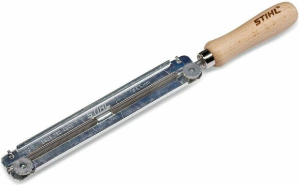 Stihl -viilankahva pyöreille ja litteille viiloille