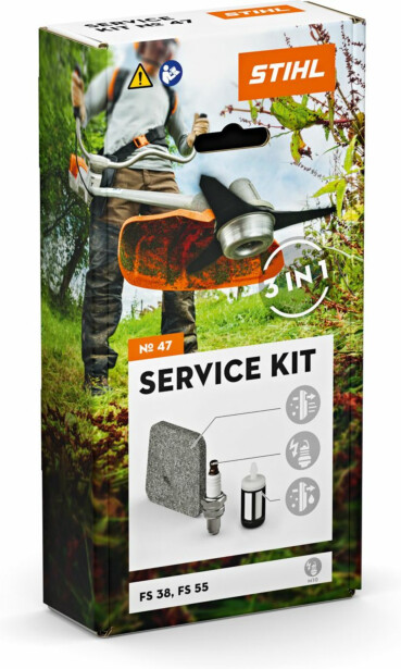 Stihl huoltosarja 47 FS 38 2-MIX ja FS 55 2-MIX -malleille