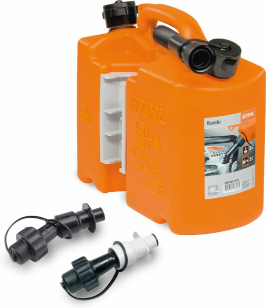 Stihl Combi -kannu, oranssi, pidikkeellä ja täyttöjärjestelmällä
