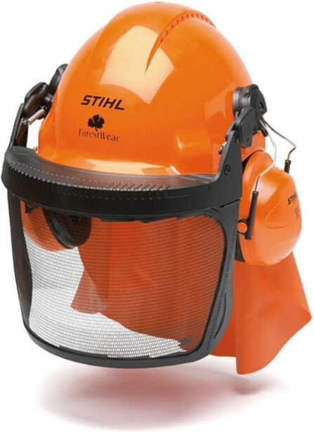 Kypärä Stihl G3000 visiirillä ja kuulonsuojaimilla