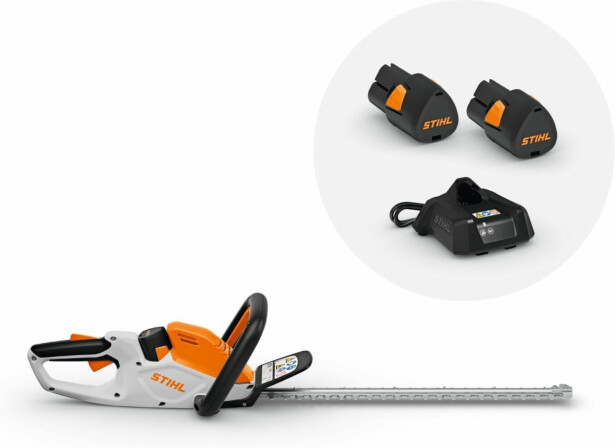 Akkupensasleikkuri Stihl HSA 40, 10.8V, 2x2.0Ah akuilla