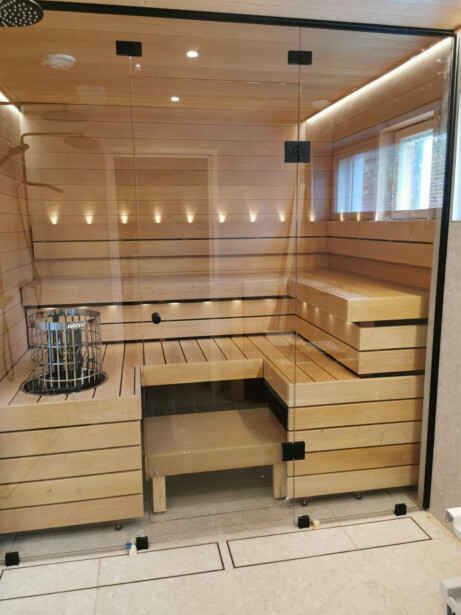 Saunapaneeli Sun Sauna, 15x120x1800mm, STS4, tervaleppä