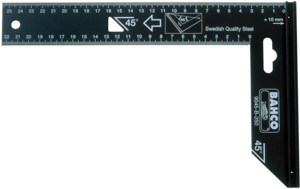 Suorakulma Bahco 9045-B, eri kokoja